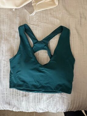 lululemon athletica Teal Racerback Sports Bra